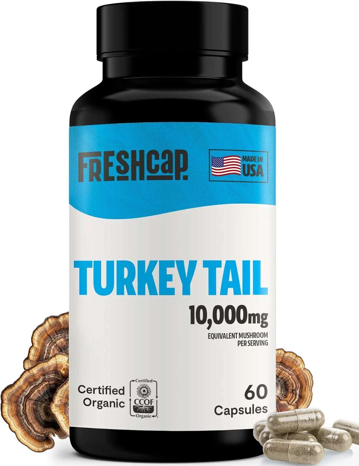 Turkey Tail Mushroom Extract Capsules - Shroomability
