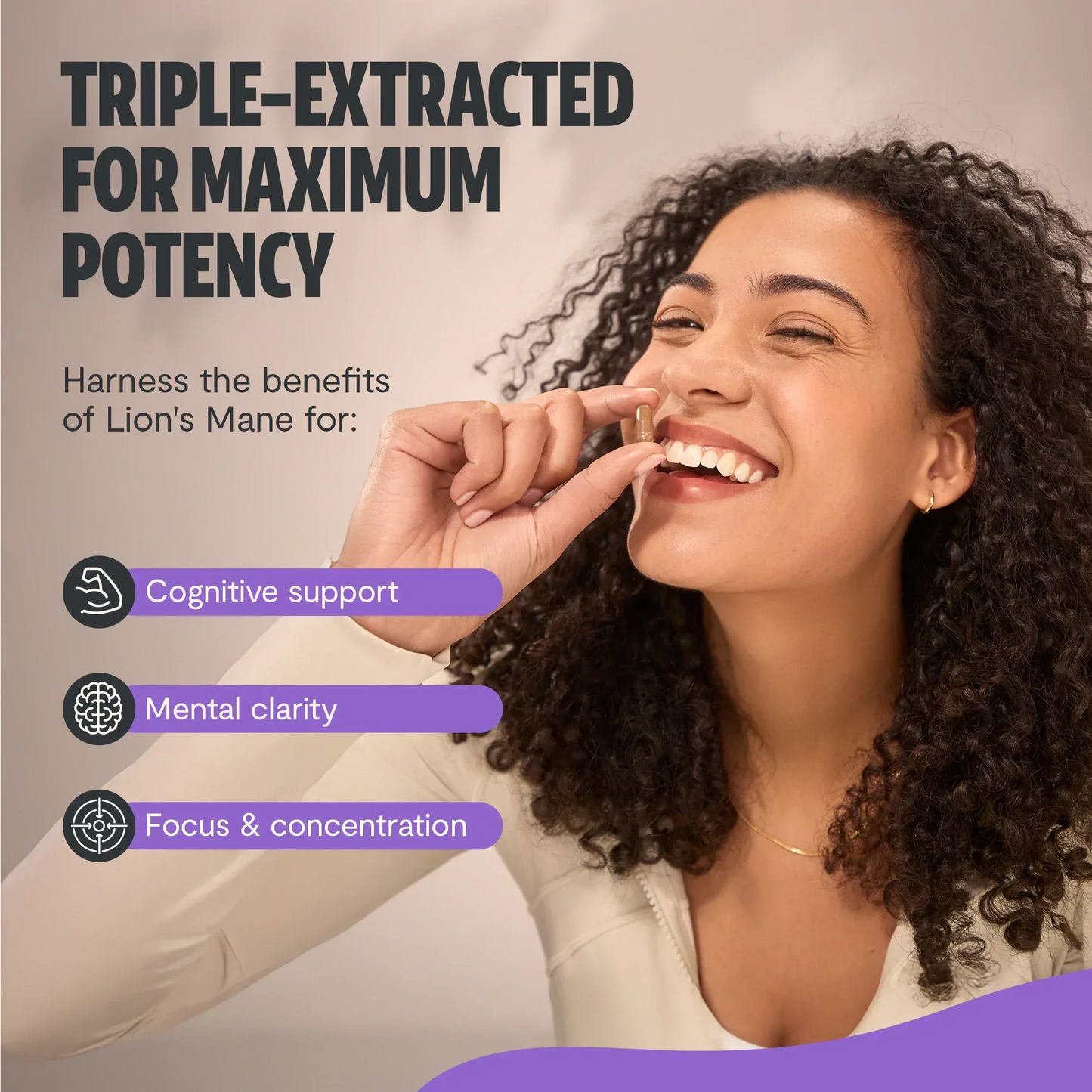 Lion's Mane Mushroom Extract Capsules - Shroomability