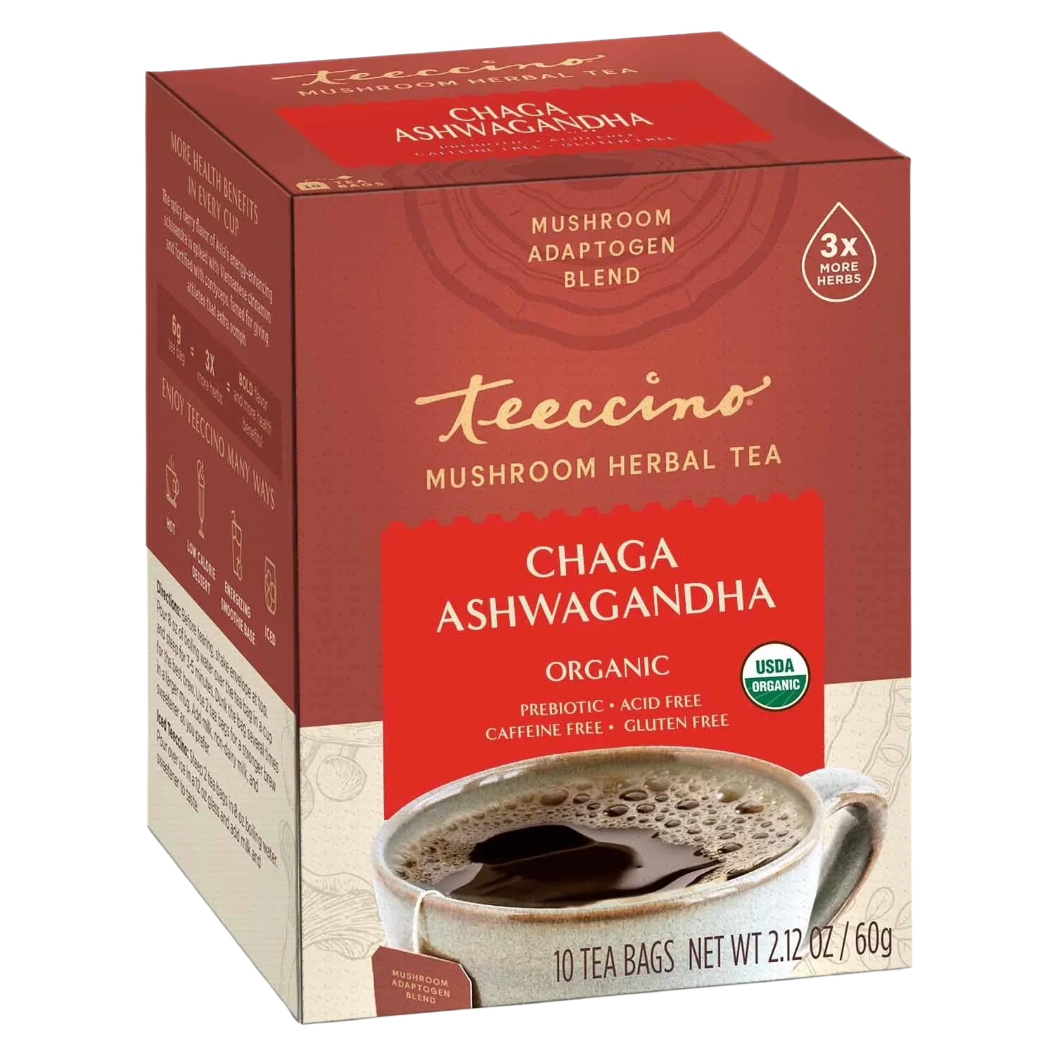 Mushroom Coffees & Teas by Teeccino