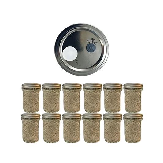 12 BRF Jars - Organic Mushroom Substrate - Shroomability