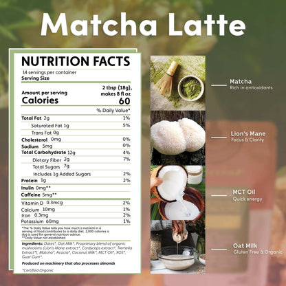 Miraculous Mushrooms® Matcha Latte
