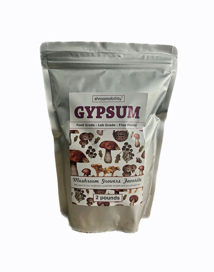 2 lb of food grade gypsum powder for growing mushrooms.
