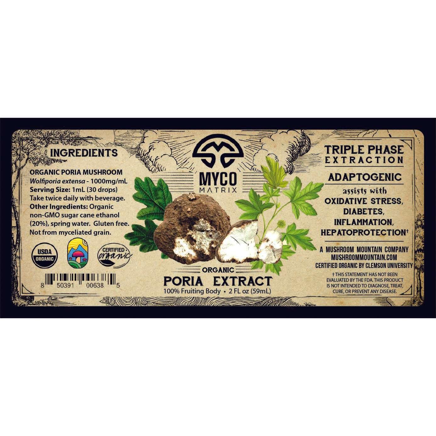 Mycomatrix PORIA Adaptogenic Mushroom Extract - Shroomability