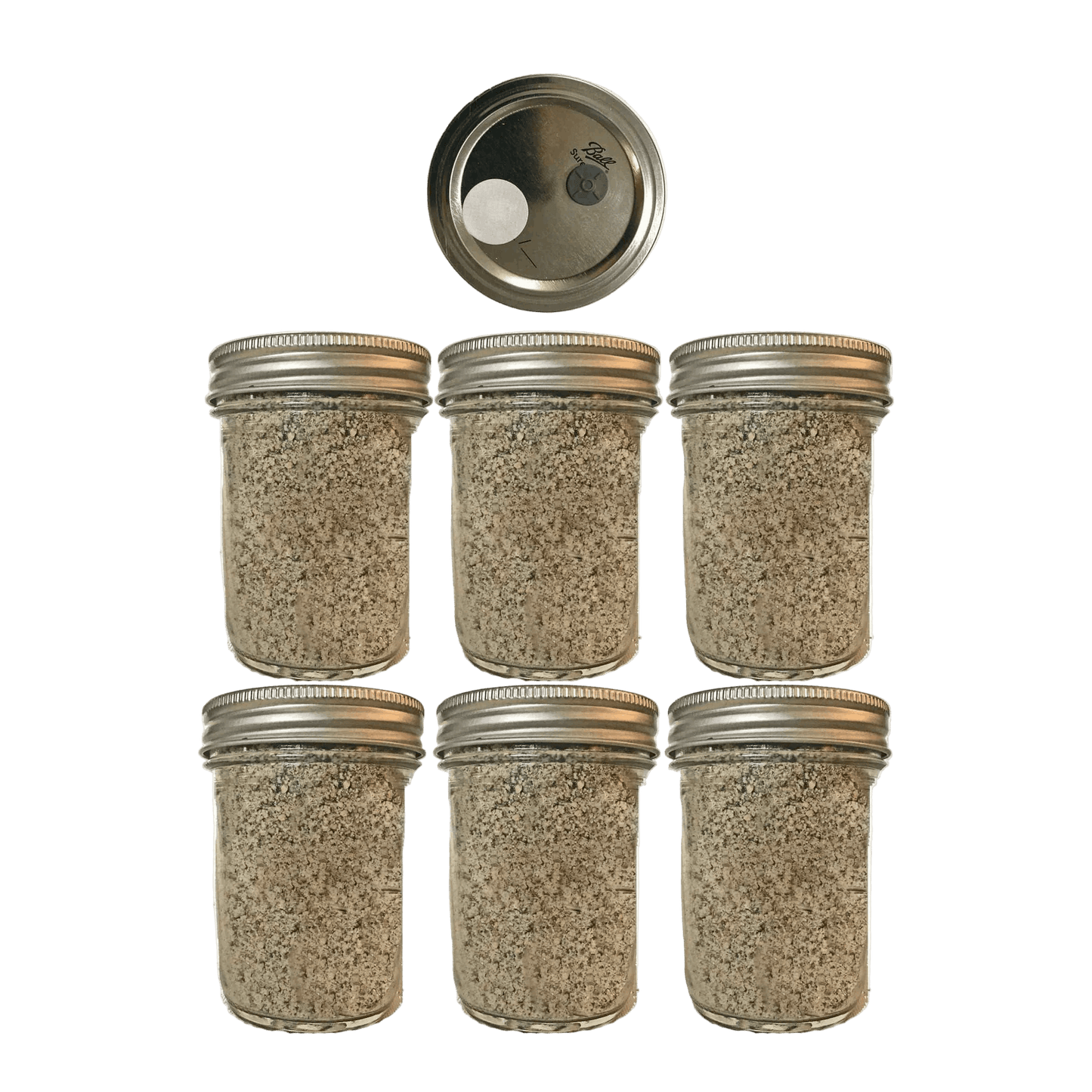 6 BRF Jars - Organic Mushroom Substrate - Shroomability