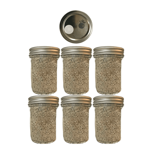 6 BRF Jars - Organic Mushroom Substrate - Shroomability