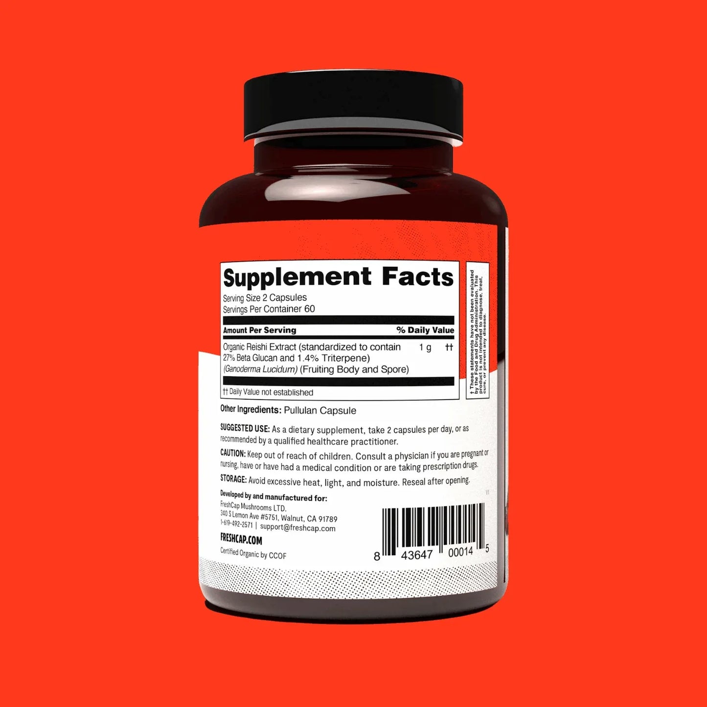 Reishi Mushroom Extract Capsules - Shroomability