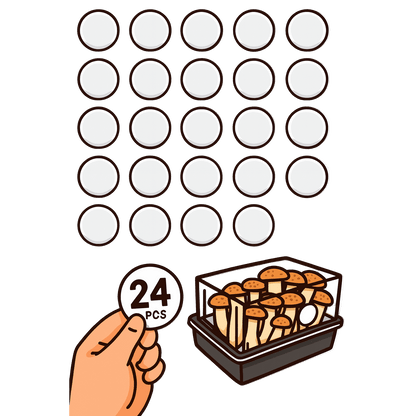 24 Monotub Adhesive Filter Patches