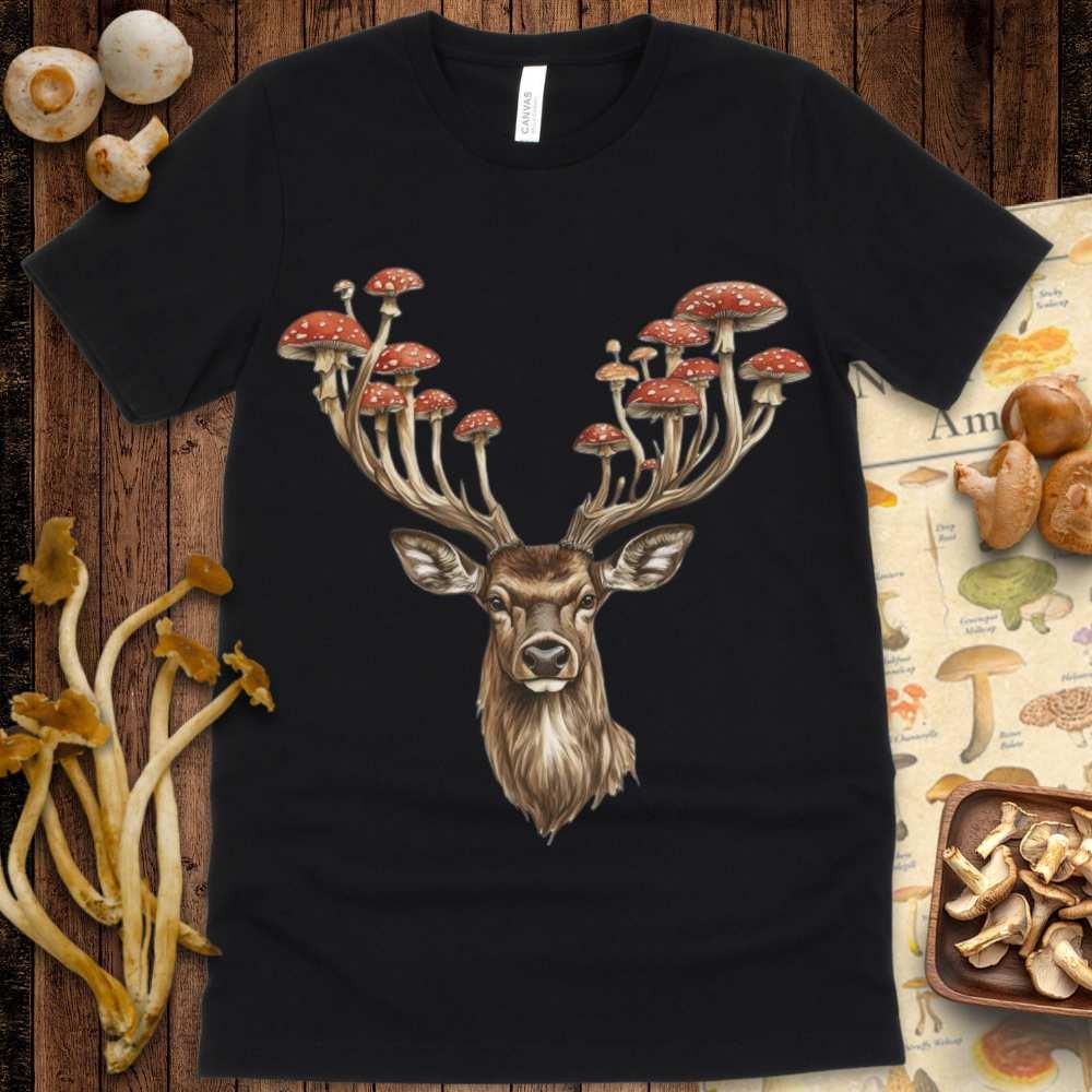 Stagshroom Antlers Tee - Shroomability