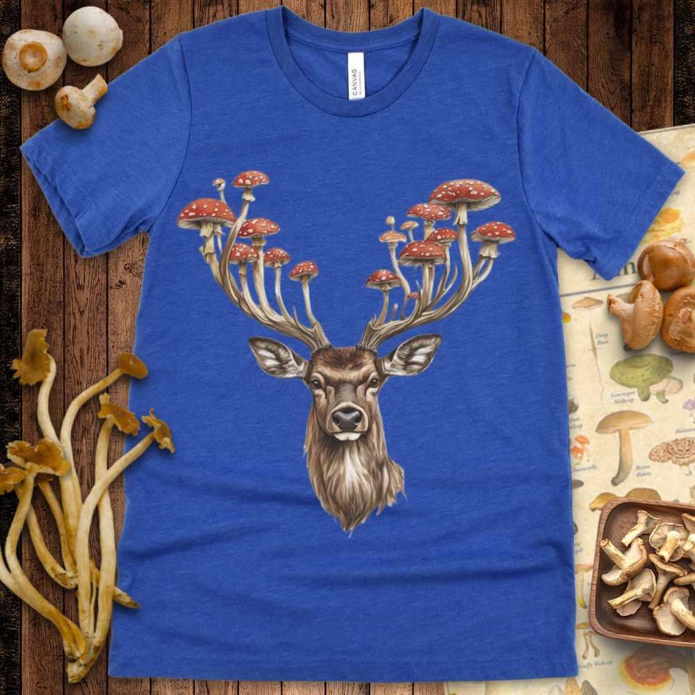 Stagshroom Antlers Tee - Shroomability