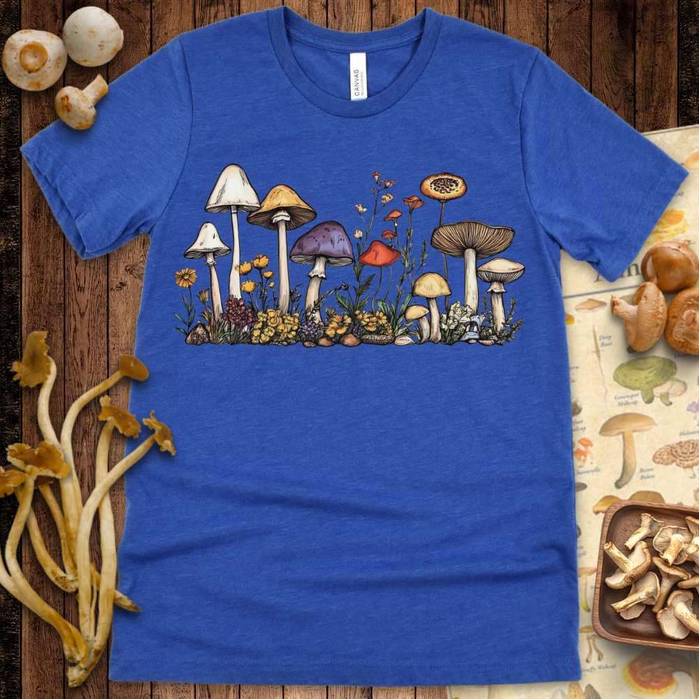 Line Art Fungi Fauna Tee - Shroomability