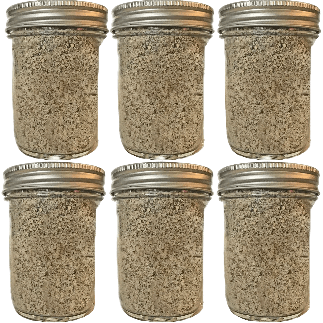 6 BRF Jars - Organic Mushroom Substrate - Shroomability