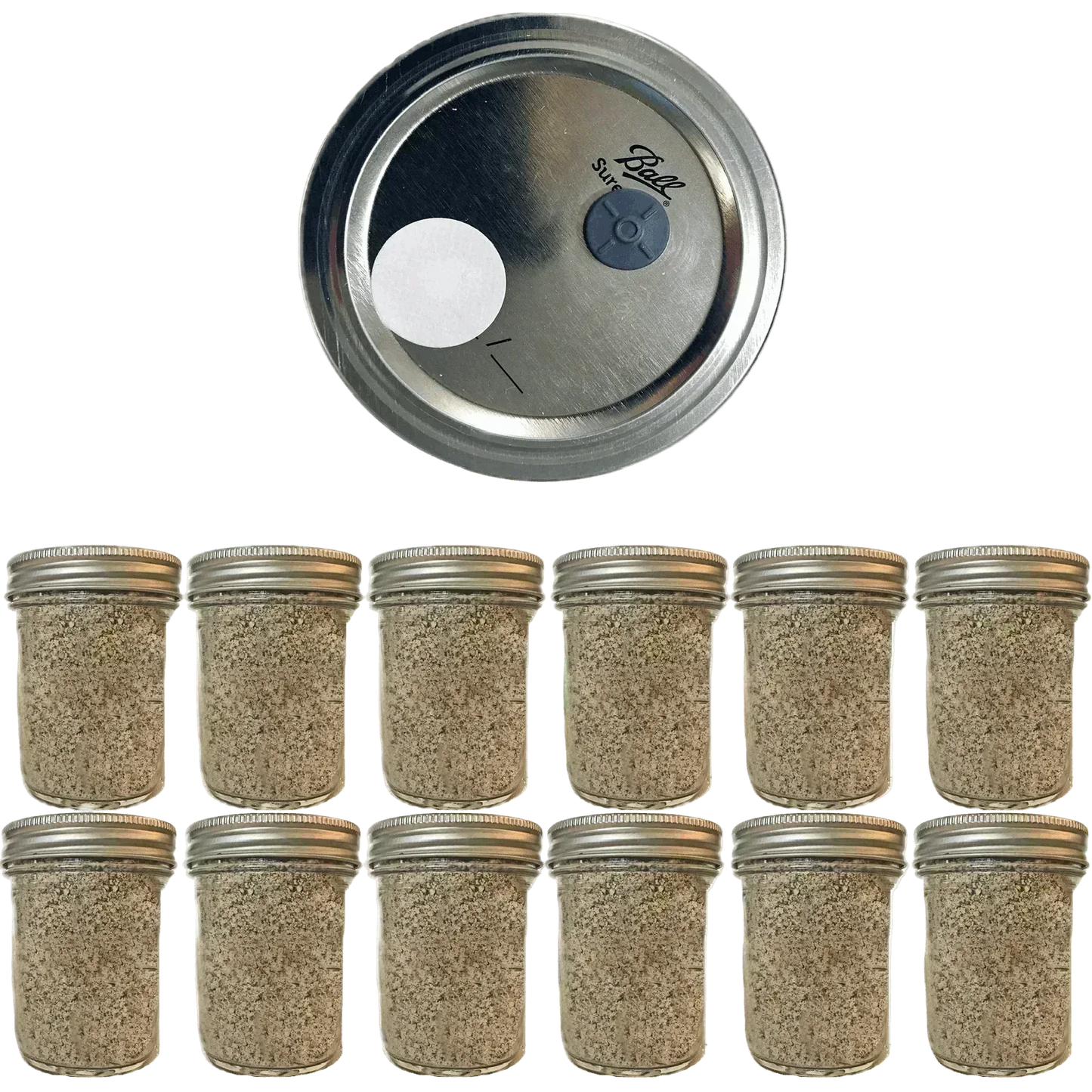 12 BRF Jars - Organic Mushroom Substrate - Shroomability