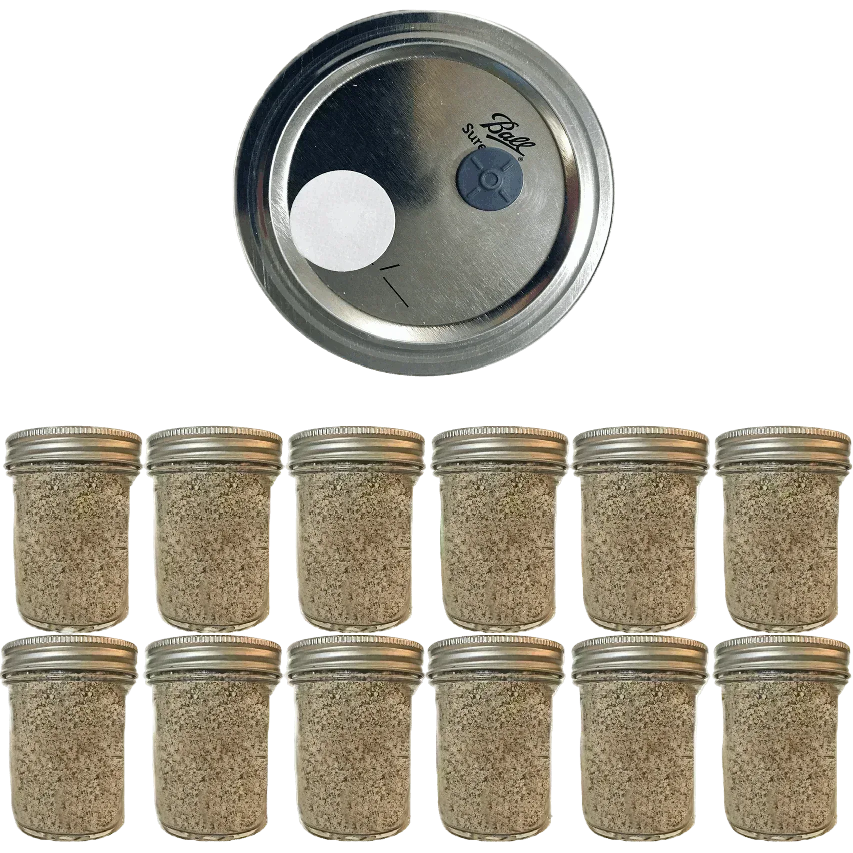12 BRF Jars - Organic Mushroom Substrate - Shroomability