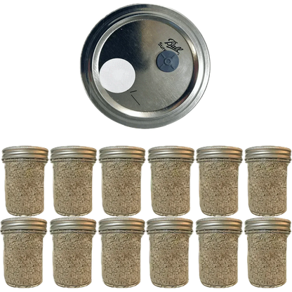 12 BRF Jars - Organic Mushroom Substrate - Shroomability