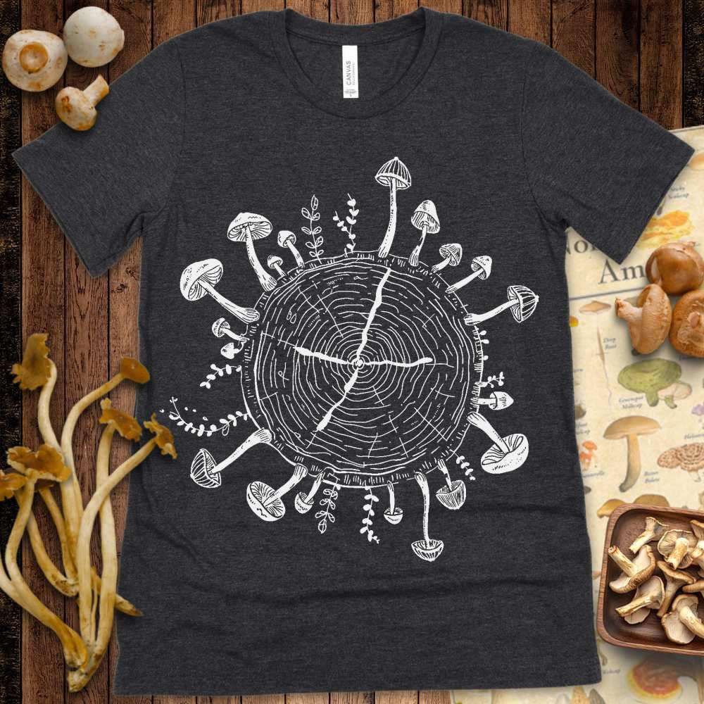 Tree Ring Fungi Tee - Shroomability