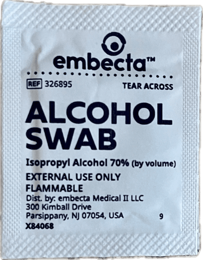 Alcohol Swabs Regular Bd 100 by Becton Dickinson (100 Ct) - Shroomability
