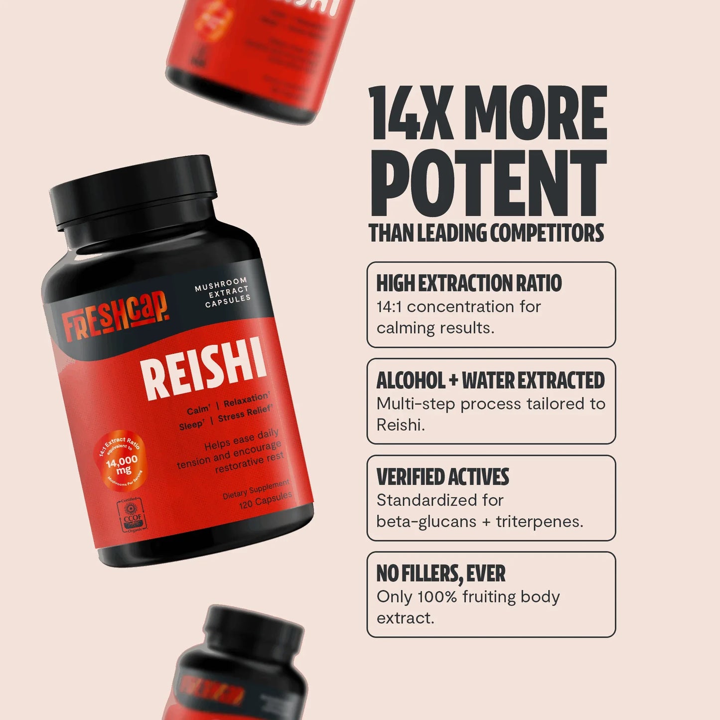 Reishi Mushroom Extract Capsules - Shroomability