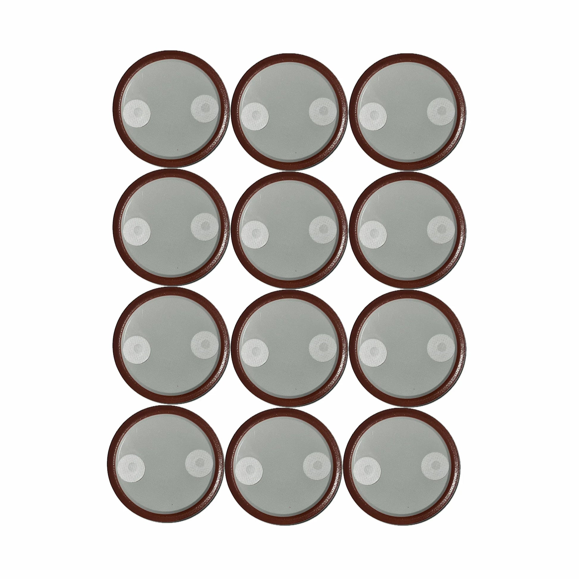 Sourdough Starter Gas-Exchange Lids (Wide Mouth Mason Jars) – 0.22 Micron Filters - 12 Pack - Shroomability