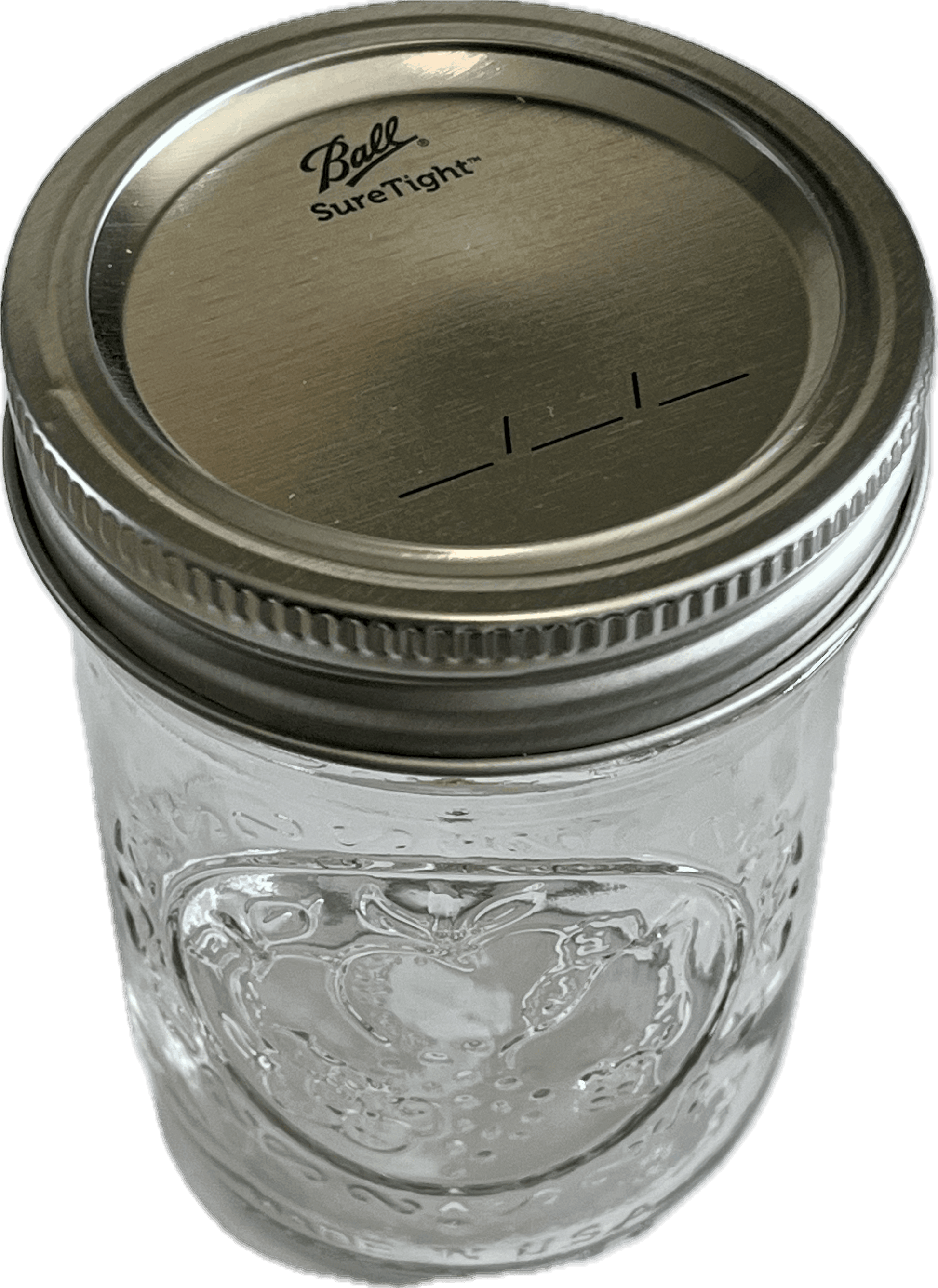 Ball Mason Jars With Lids & Bands, Regular Mouth, 8 oz, 12 Pack