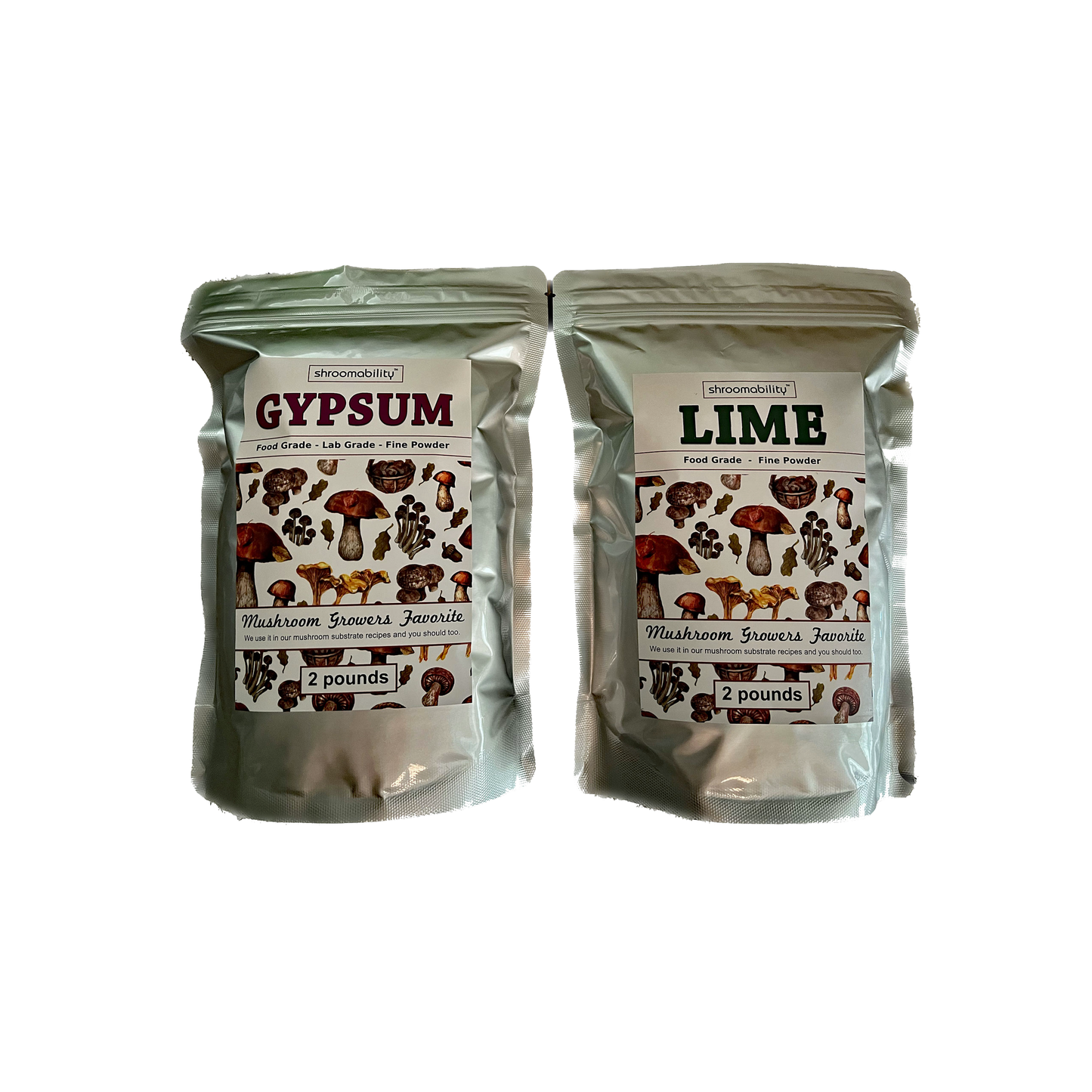 Gypsum & Lime Powder Combo Pack  (4 lb)