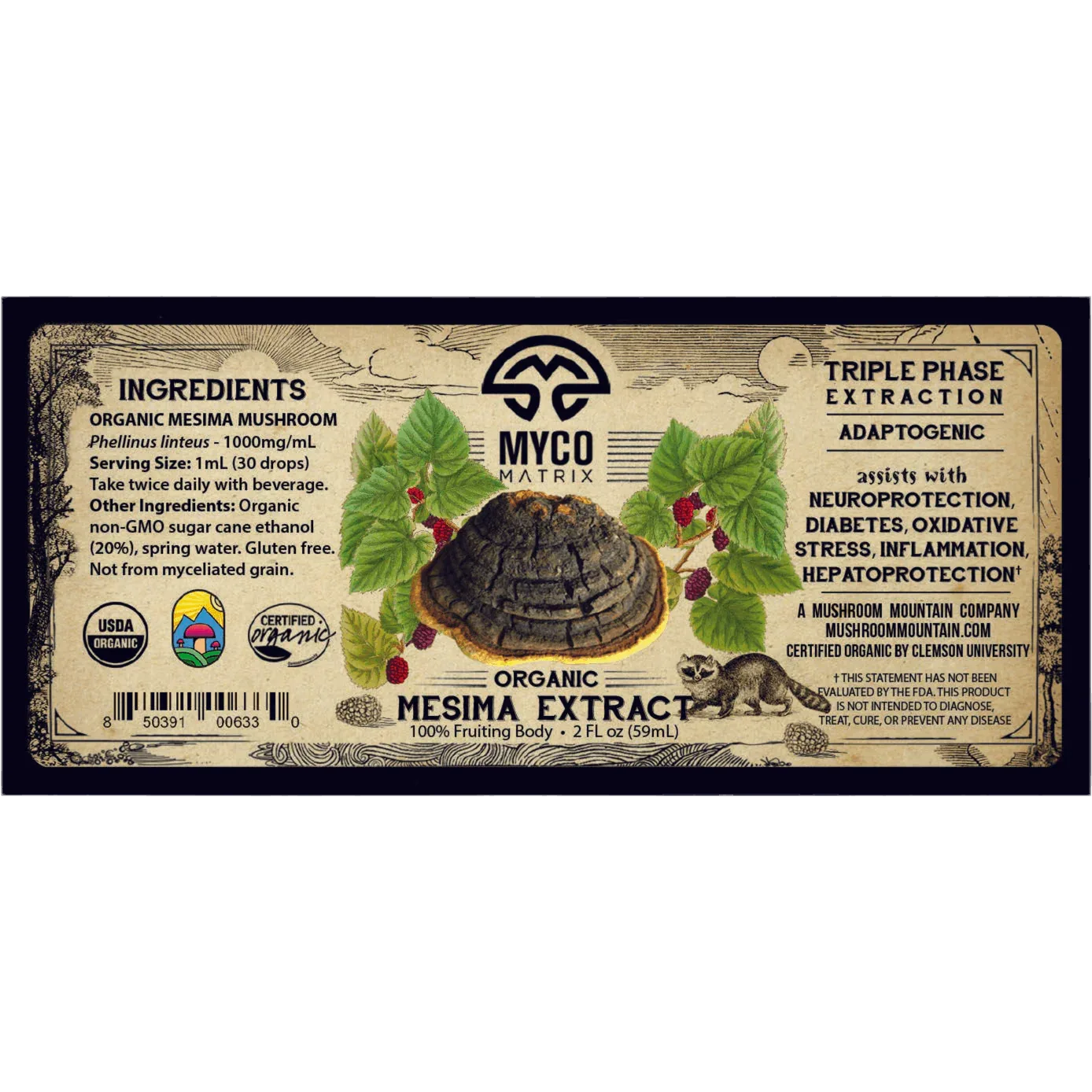 Mycomatrix MESIMA Adaptogenic Mushroom Extract - Shroomability