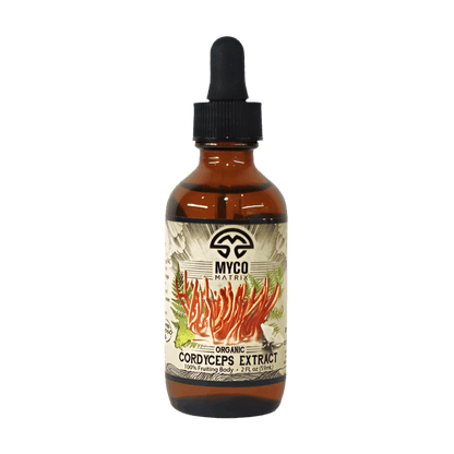 Myco Matrix Organic Cordyceps Mushroom Extract 2 oz bottle