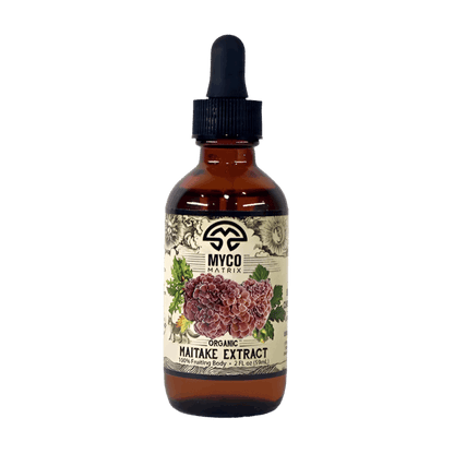 Myco Matrix Organic Maitake Extract 2 ounce bottle