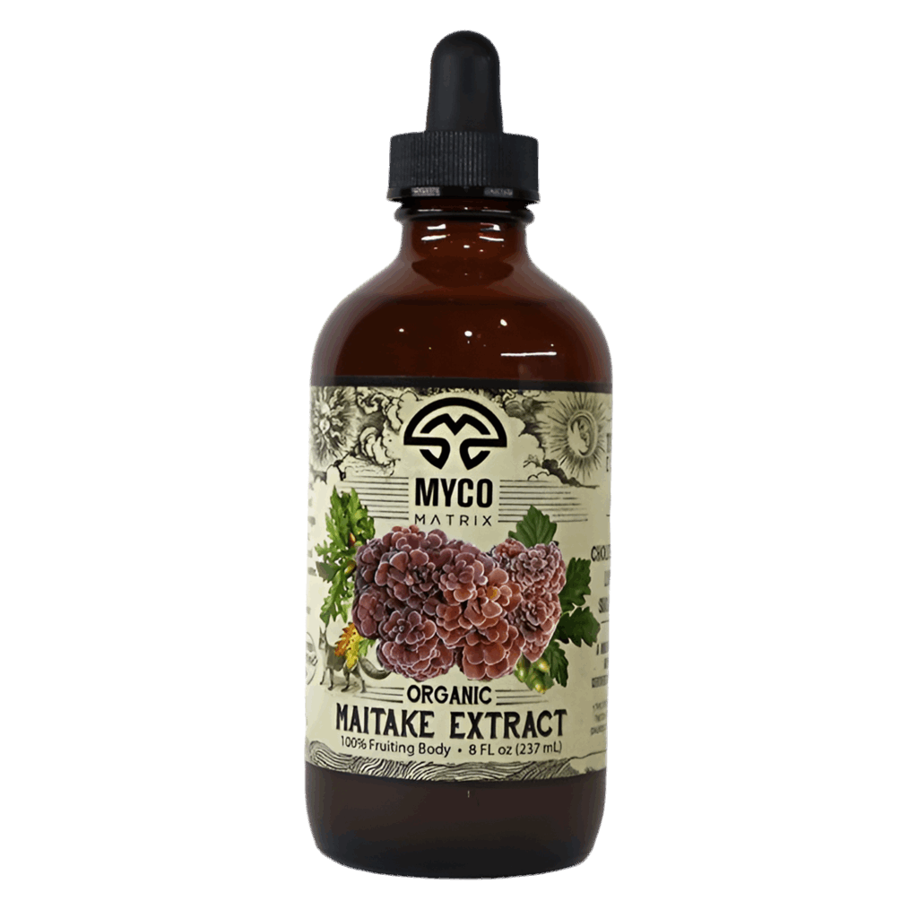 Myco Matrix Organic Maitake Extract 8 ounce bottle