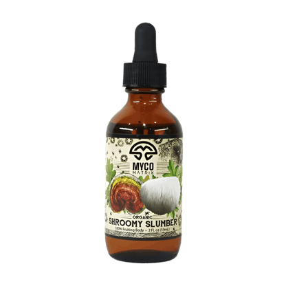 Myco Matrix Organic Shroomy Slumber Mushroom Extract 2 oz bottle