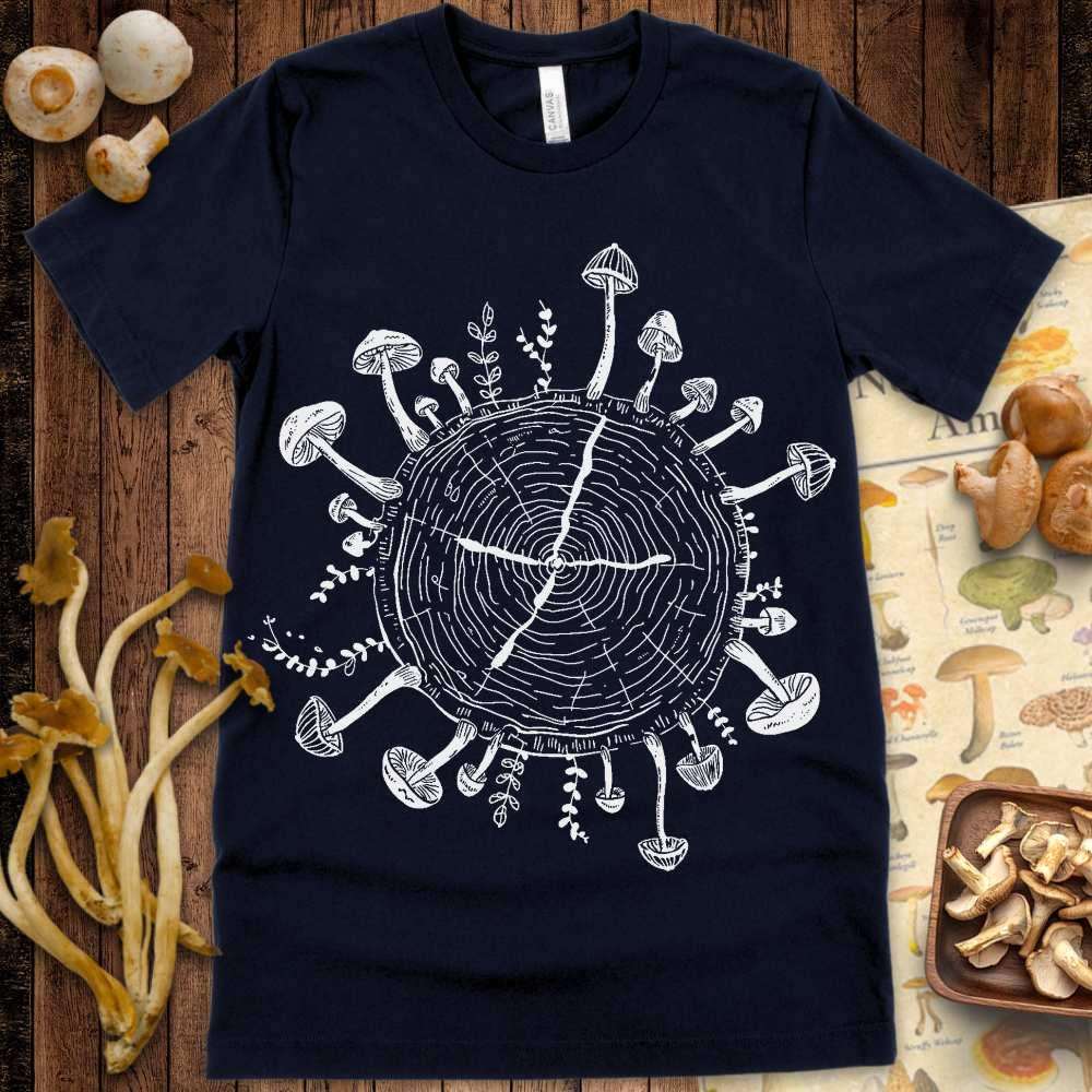 Tree Ring Fungi Tee - Shroomability