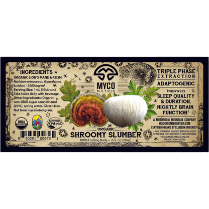 Organic Shroomy Slumber by Myco Matrix 2 oz