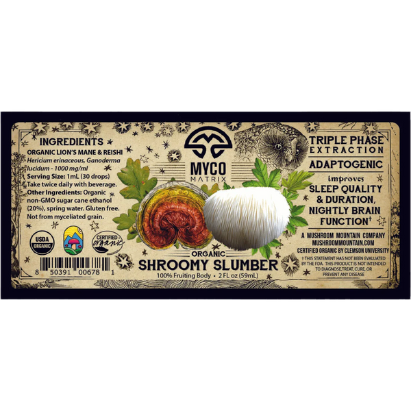 Mycomatrix Shroomy Slumber Adaptogenic Mushroom Extract – Shroomability