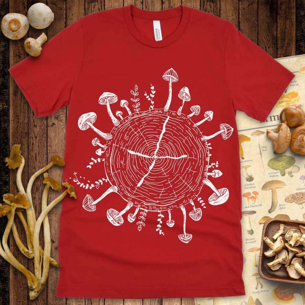 Tree Ring Fungi Tee - Shroomability