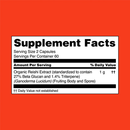 Reishi Mushroom Extract Capsules - Shroomability