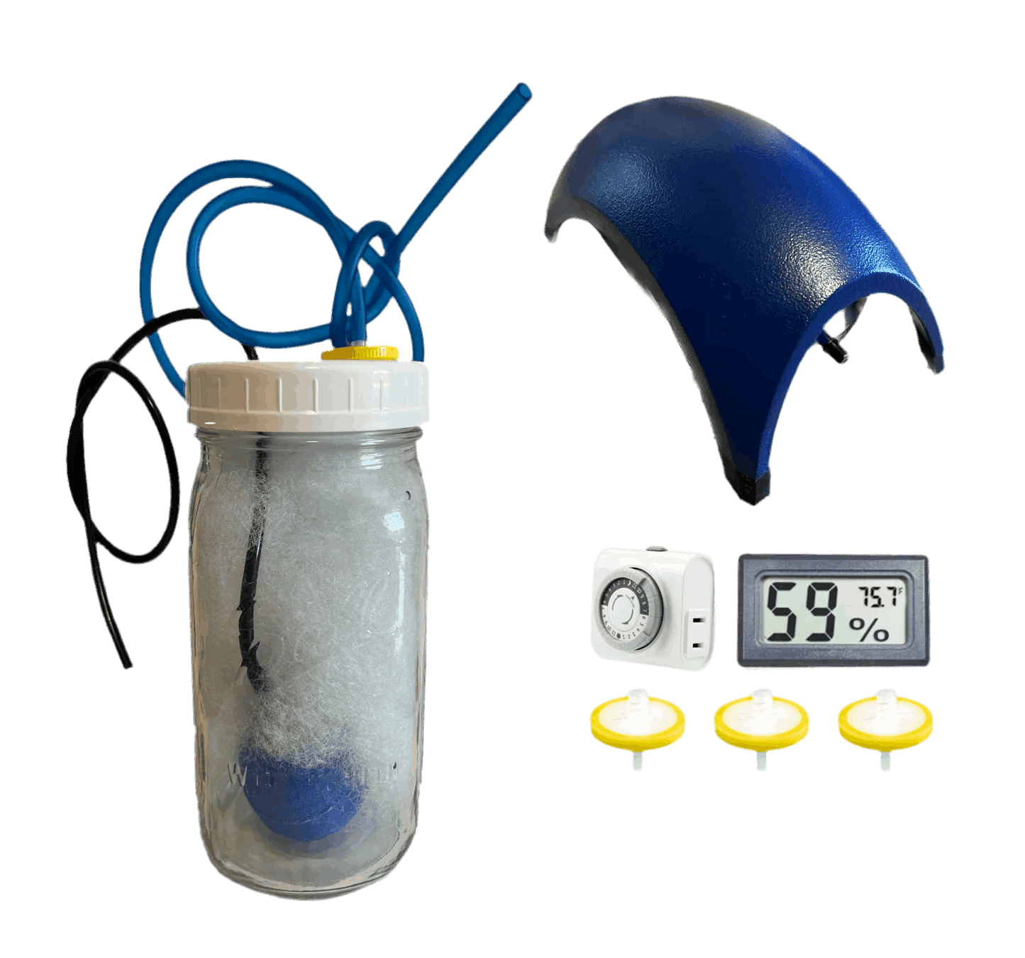 Automated Mushroom Fruiting Chamber Mini Humidifier and Filters - Shroomability