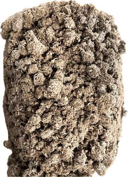 2.5 lb 100% Straw Pulp Mushroom Substrate Grow Bag