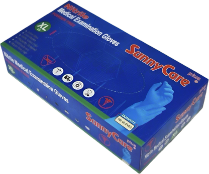 SunnyCare nitrile medical examination gloves 100 ct Large