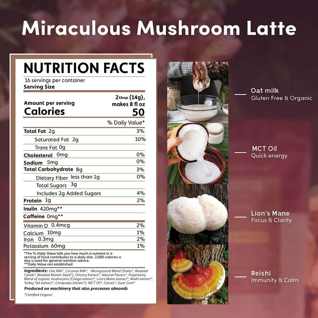 Instant Miraculous Mushrooms® Adapt & Protect Herbal Latte - Shroomability