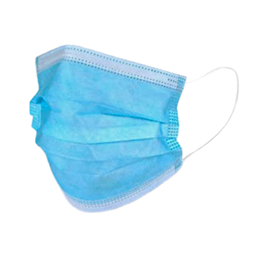 disposable face masks 50 ct blue