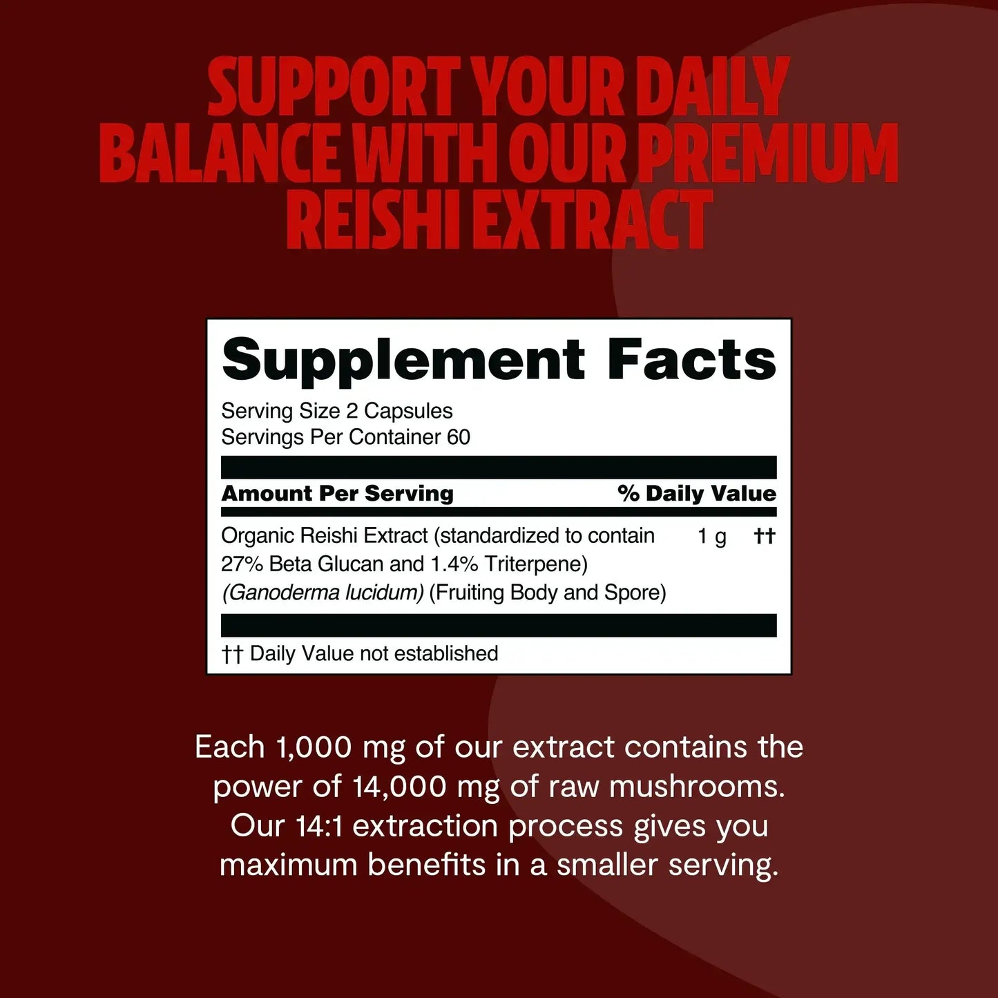 Reishi Mushroom Extract Capsules - Shroomability