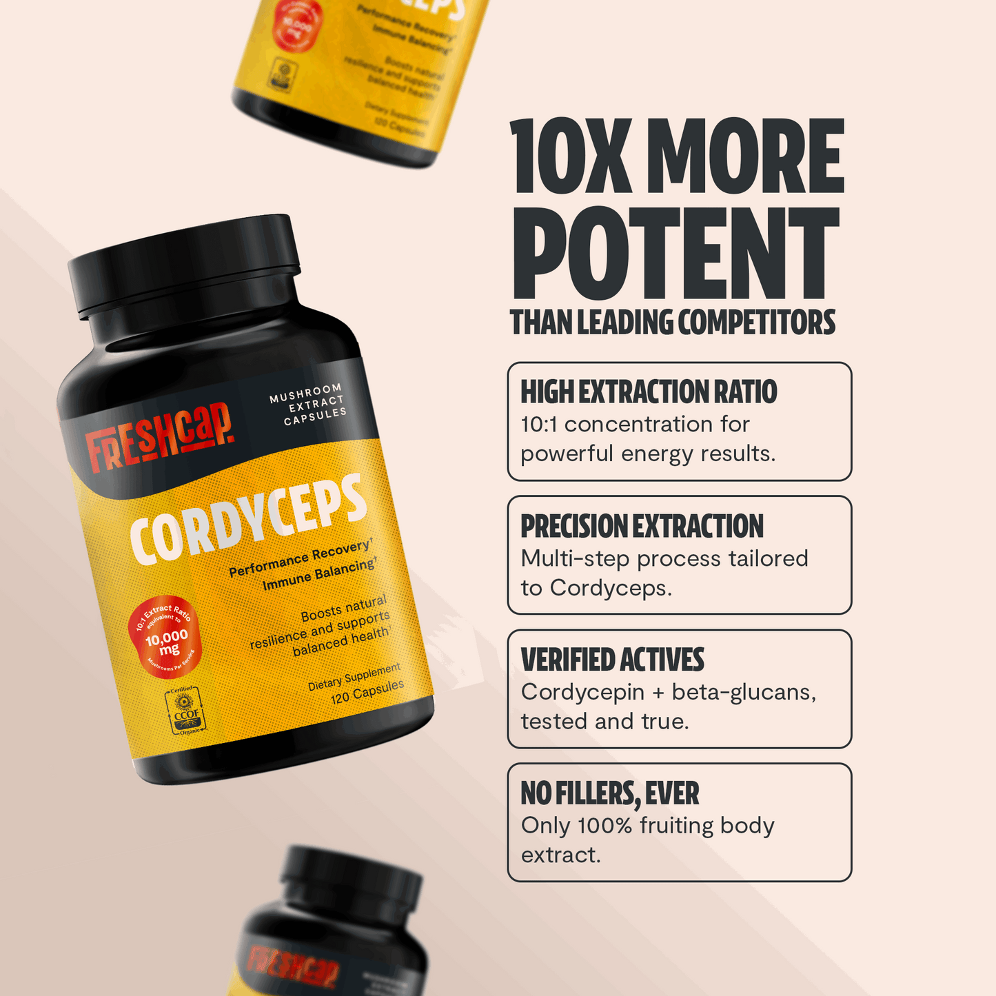 Cordyceps Mushroom Extract Capsules