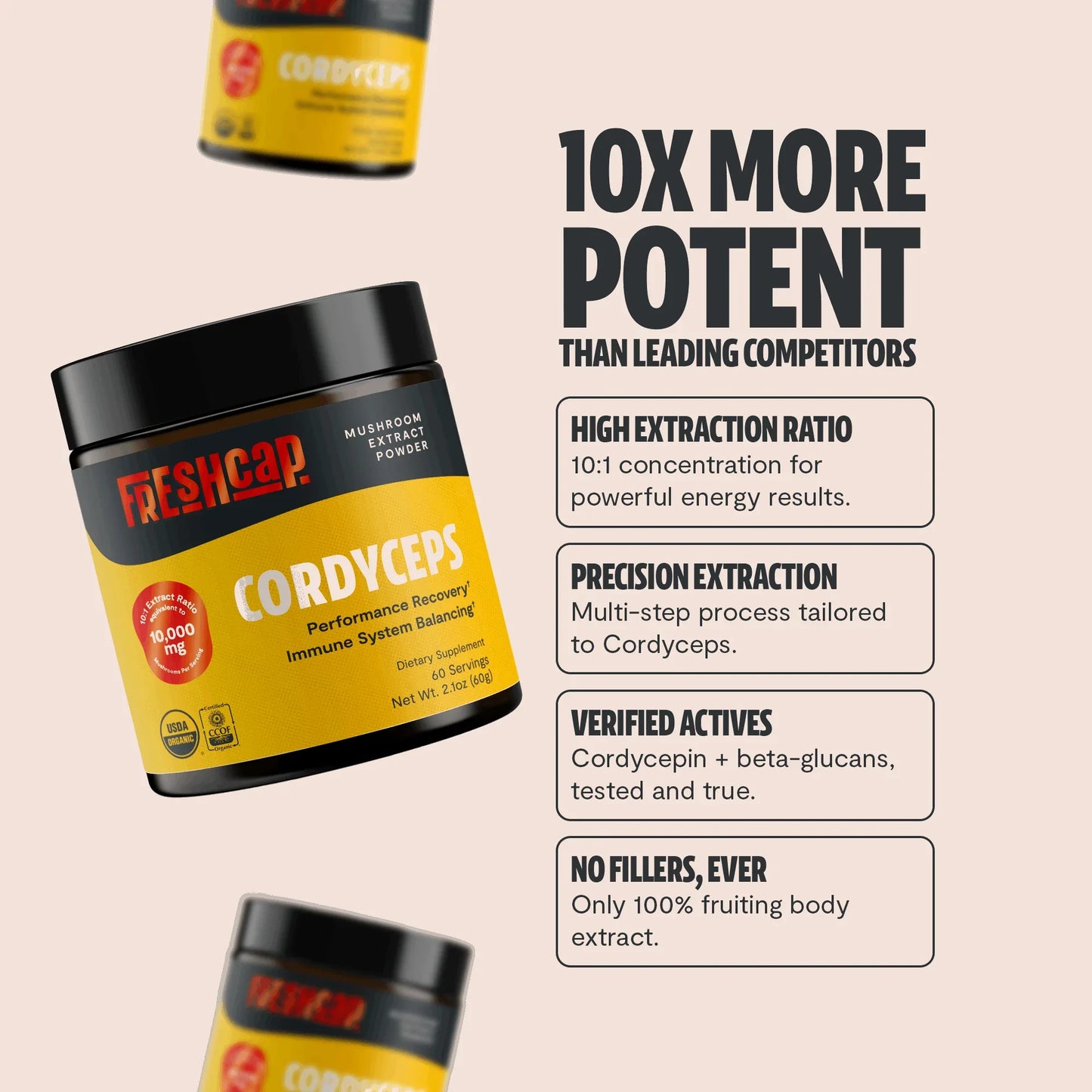 Cordyceps Mushroom Extract Powder - Shroomability