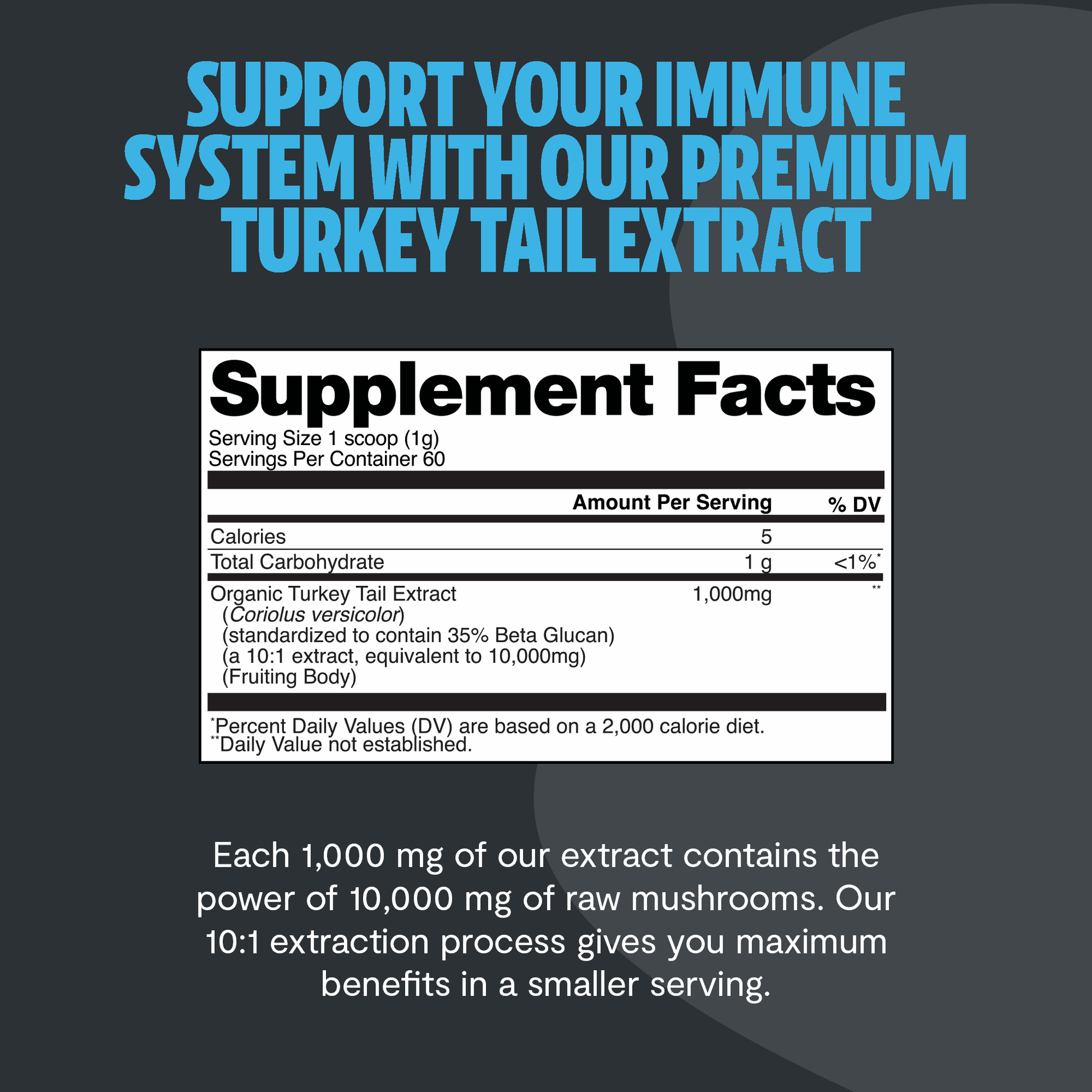 Turkey Tail Mushroom Extract Powder - Shroomability