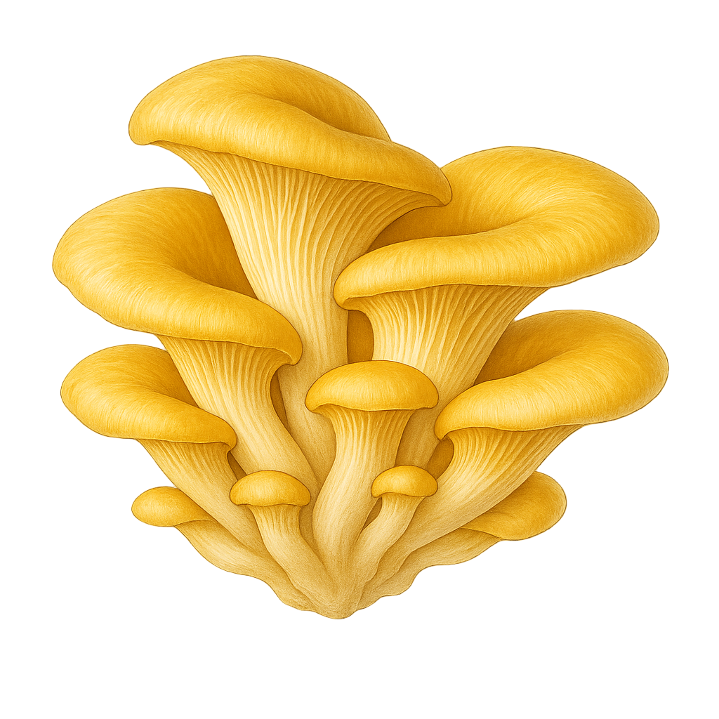 Golden Oyster Mushroom Grain Spawn (1 lb)