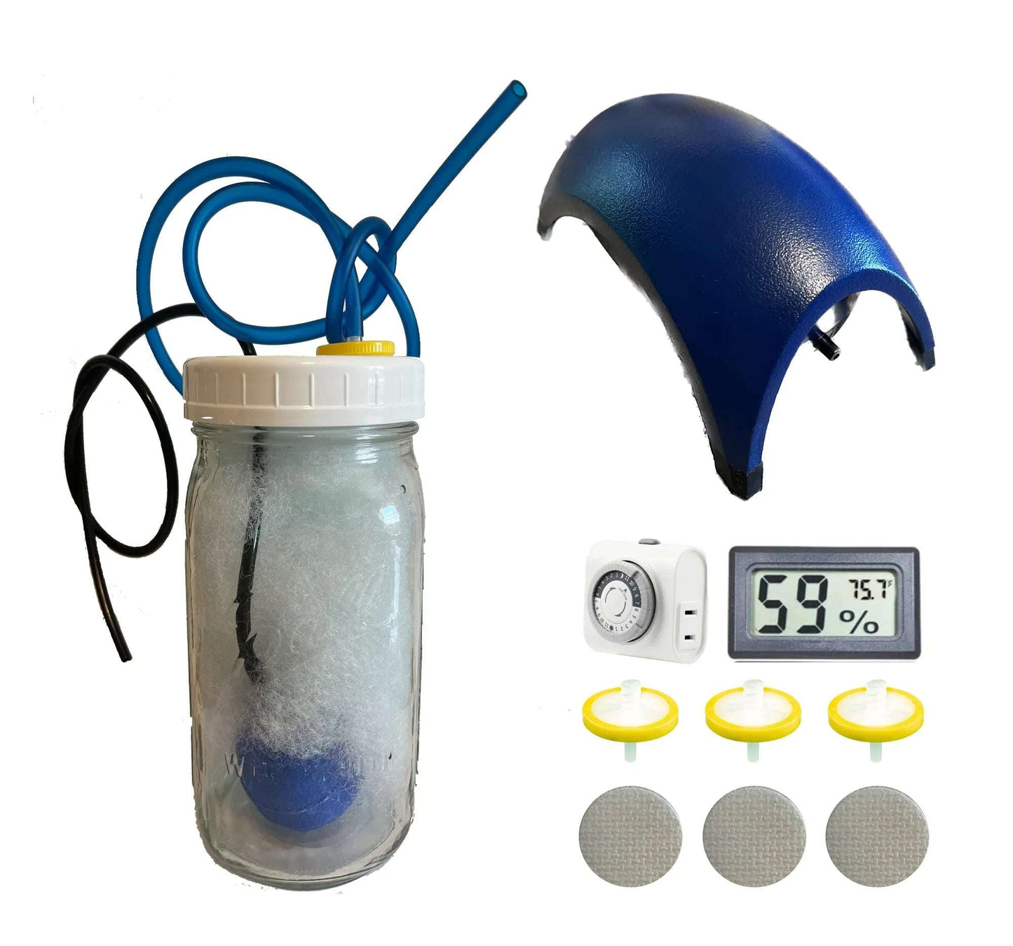 Automated Mushroom Fruiting Chamber Mini Humidifier and Filters - Shroomability