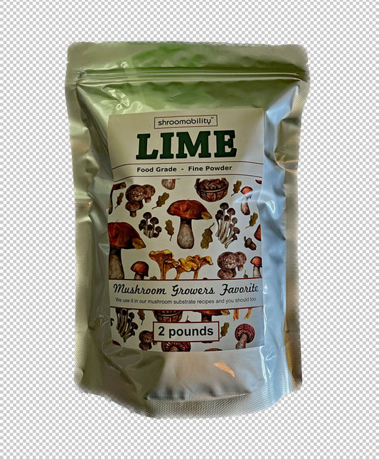 Lime Powder Food Grade for mushroom growers food grade 2 lb