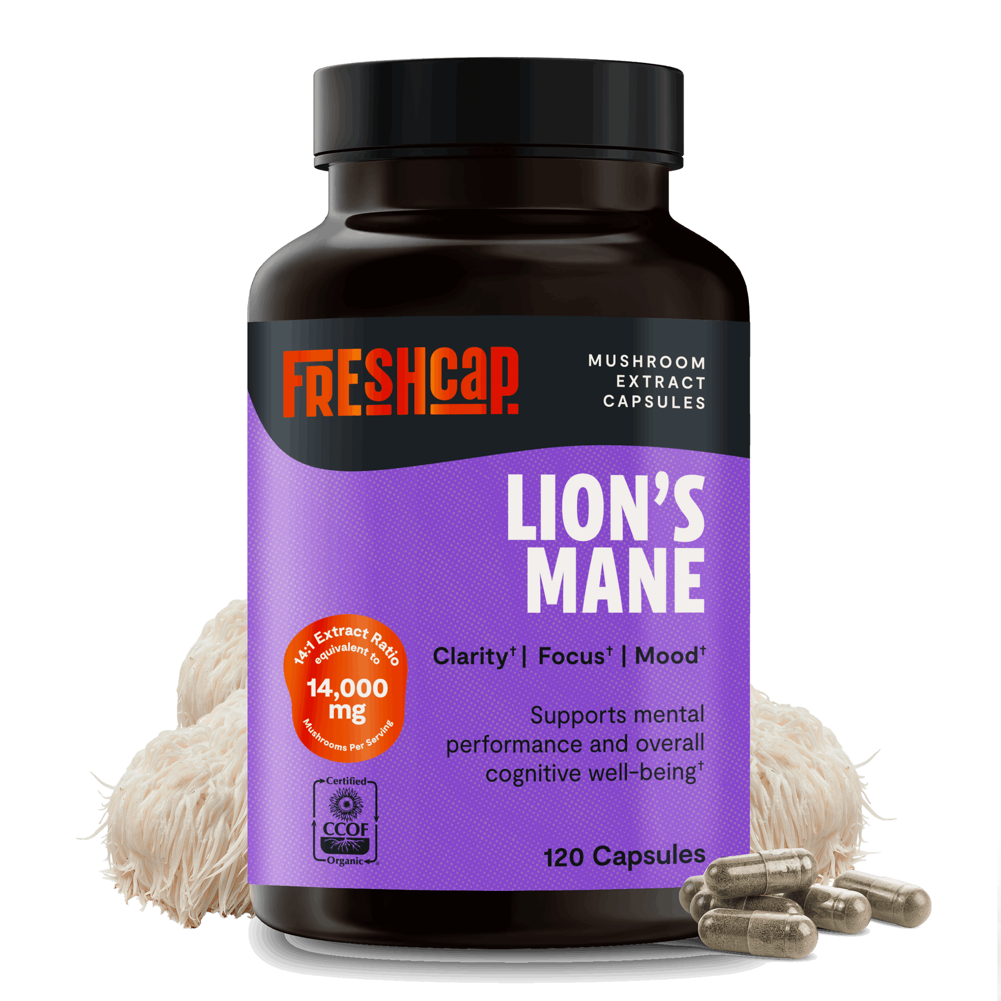 Lion's Mane Mushroom Extract Capsules