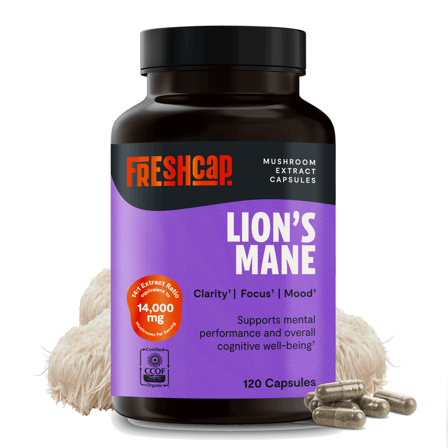 Lion's Mane Mushroom Extract Capsules