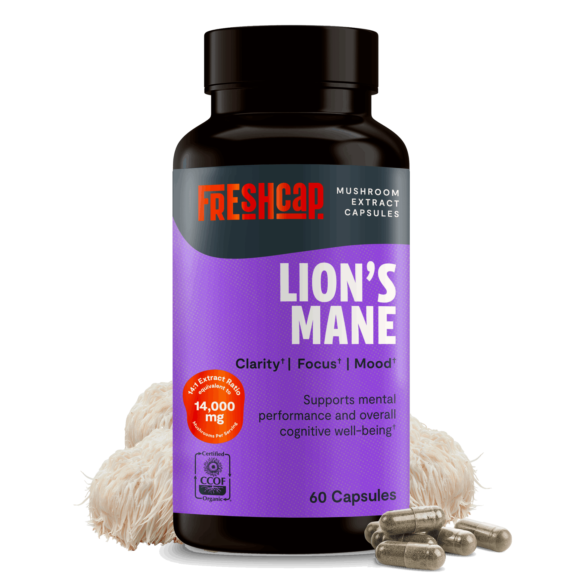 Lion's Mane Mushroom Extract Capsules