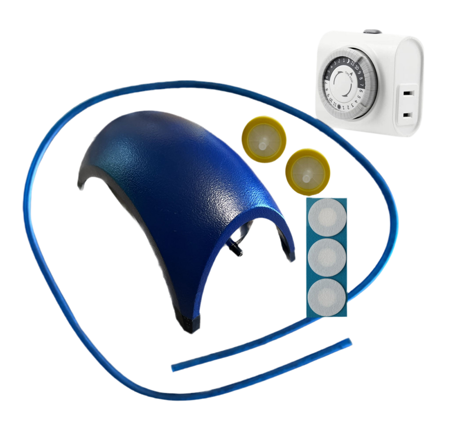 mushroom fruiting chamber filtration kit with timer